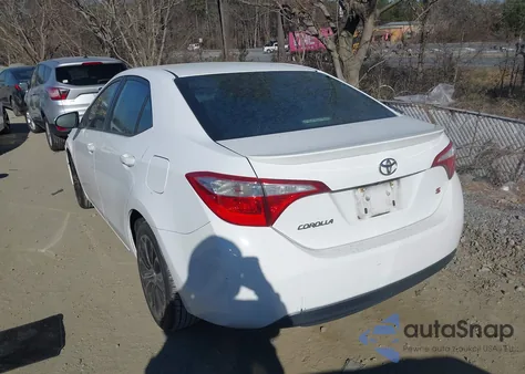 2014 Toyota Corolla S Plus from USA, damaged, VIN 2T1BURHEXEC133413